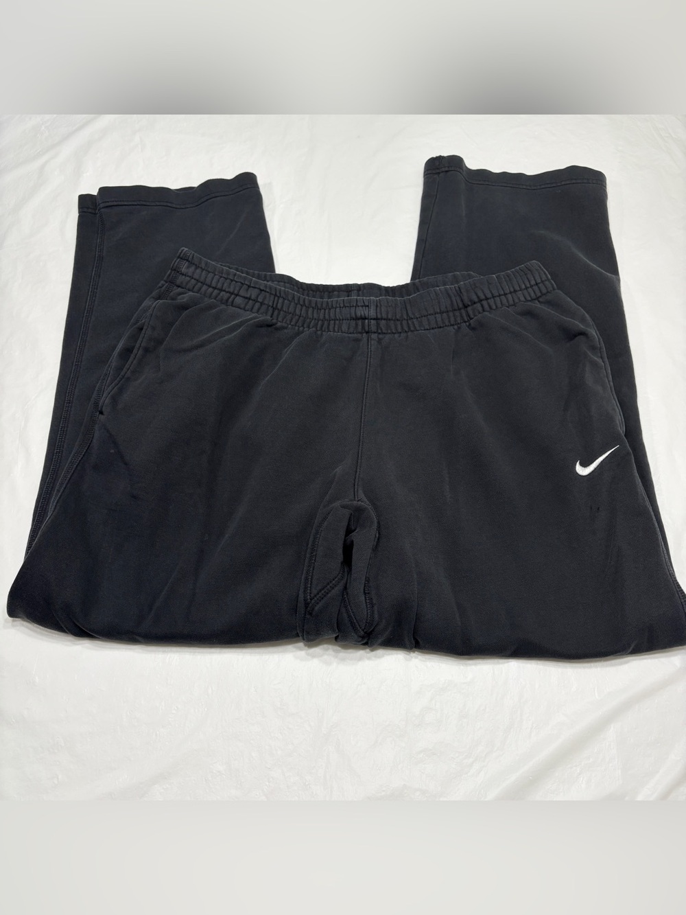 Nike Black Drawstring Pull On Sweatpants Men’s XL